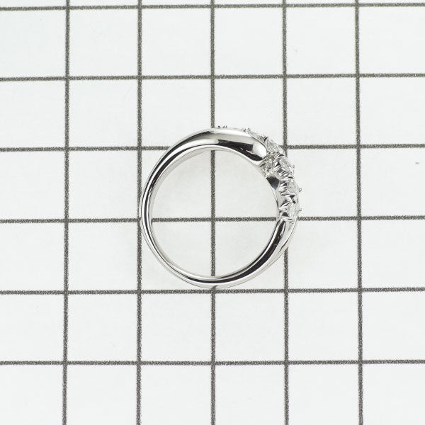 Pt900 ハートシェイプ ダイヤモンド リング 0.54ct