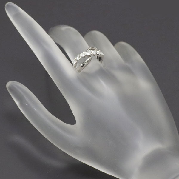 Pt900 ハートシェイプ ダイヤモンド リング 0.54ct