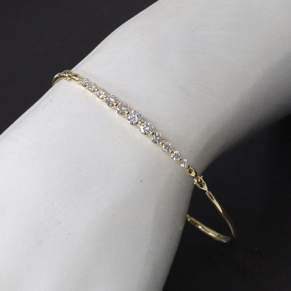 K18YG ダイヤモンド ブレスレット 1.02ct