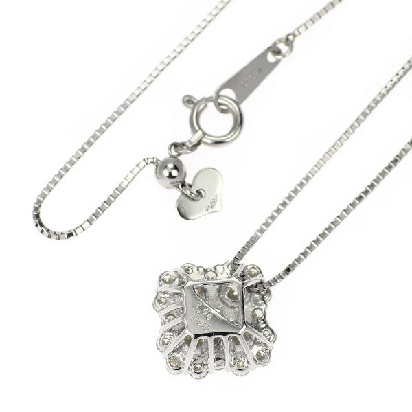 Pt900/ Pt850 ダイヤモンド ペンダントネックレス 1.00ct フラワー