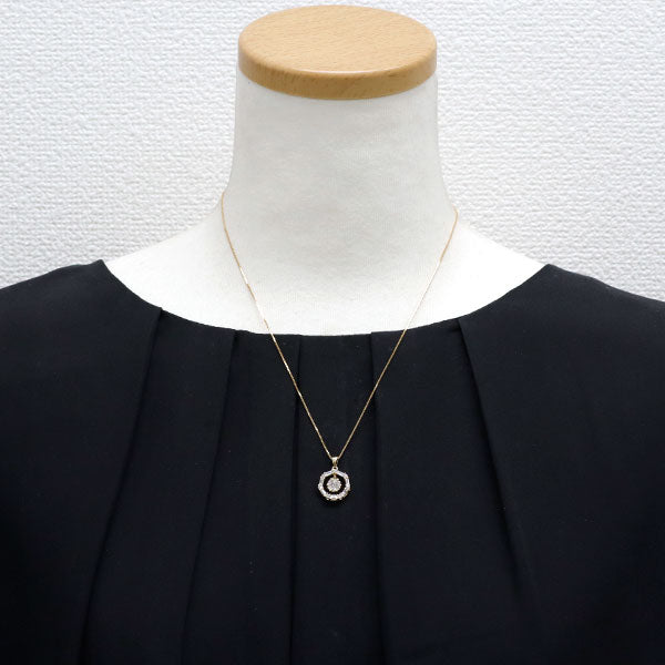 K18YG ダイヤモンド ペンダントネックレス 0.75ct