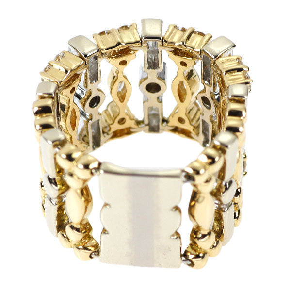 K18YG/WG ダイヤモンド リング 1.74ct