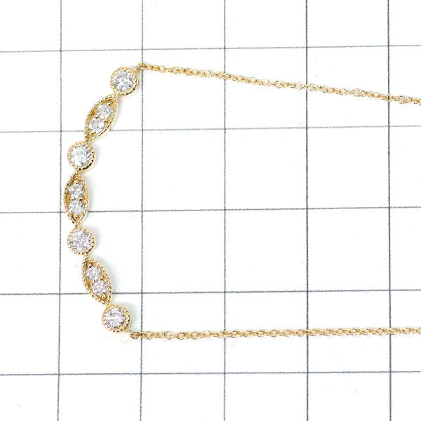 K18YG ダイヤモンド ペンダントネックレス 0.37ct