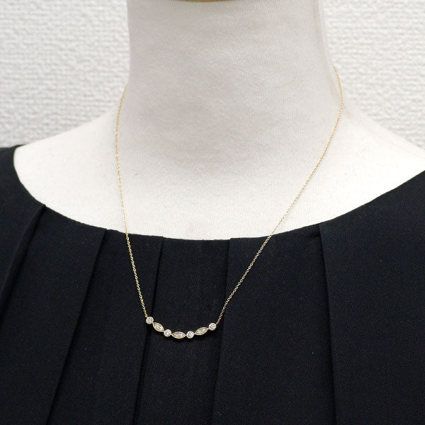K18YG ダイヤモンド ペンダントネックレス 0.37ct