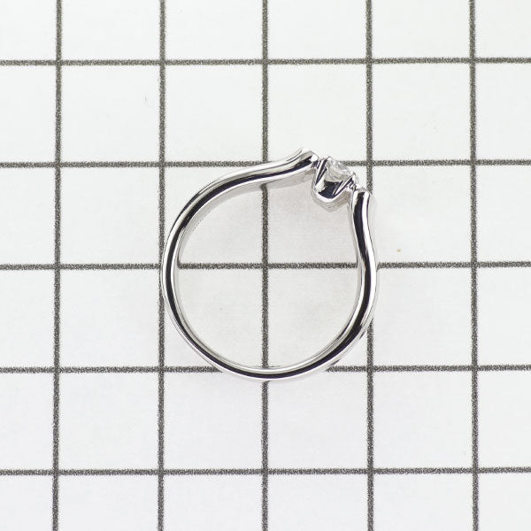 Pt900 ダイヤモンド リング 0.41ct D0.10ct