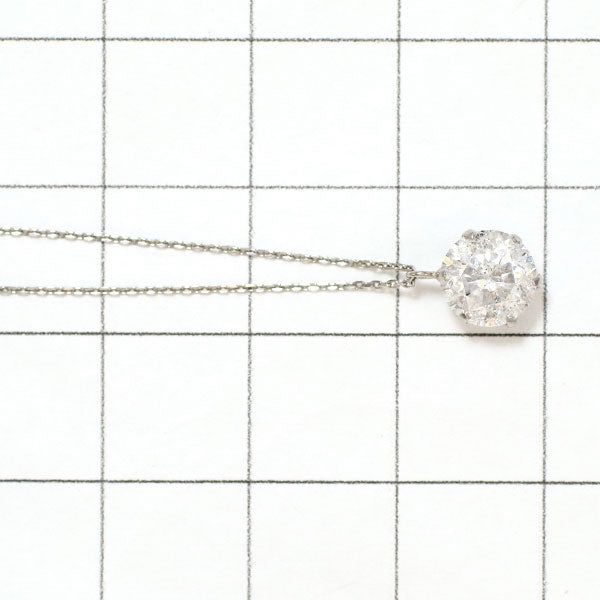 新品 Pt900/ Pt850 LDH ダイヤモンド ペンダントネックレス 1.149ct E I1 Fair