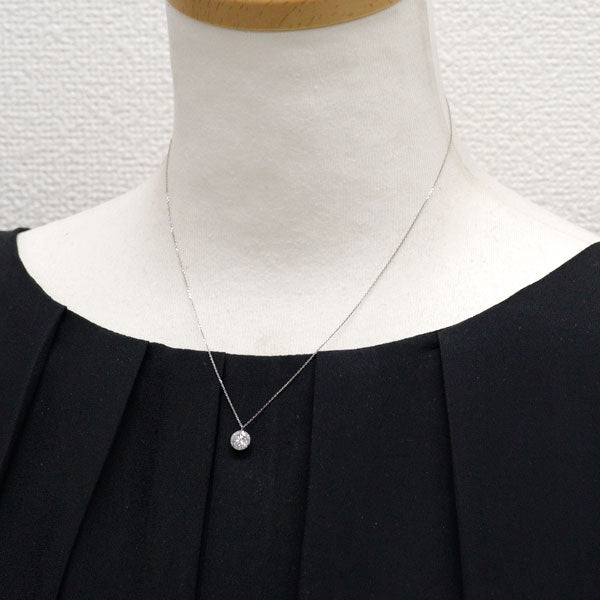 新品 Pt900/ Pt850 ダイヤモンド ペンダントネックレス 1.009ct H I1 VG