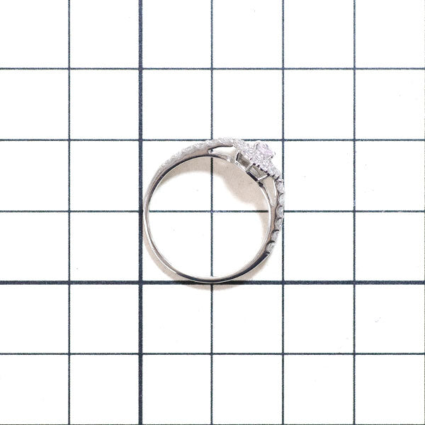 新品 希少 Pt950 天然ピンク ダイヤモンド リング 0.160ct LPP I1 D0.46ct