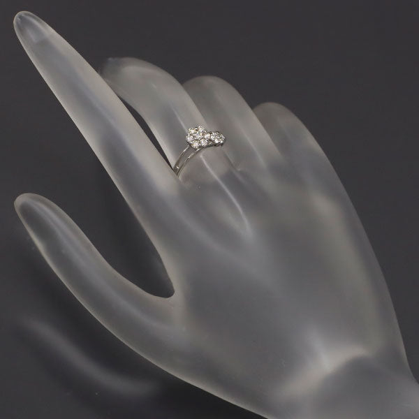 Pt950 H&C ダイヤモンド リング 0.29ct フラワー