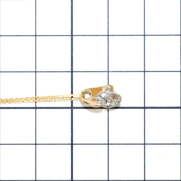 新品 K18YG ダイヤモンド ペンダントネックレス 1.710ct M  SI2 G【エスコレ】1点留め