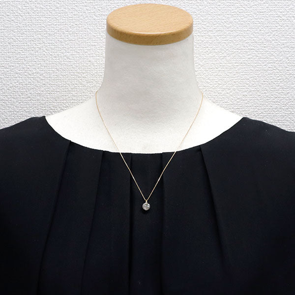 新品 K18YG ダイヤモンド ペンダントネックレス 1.710ct M  SI2 G【エスコレ】1点留め