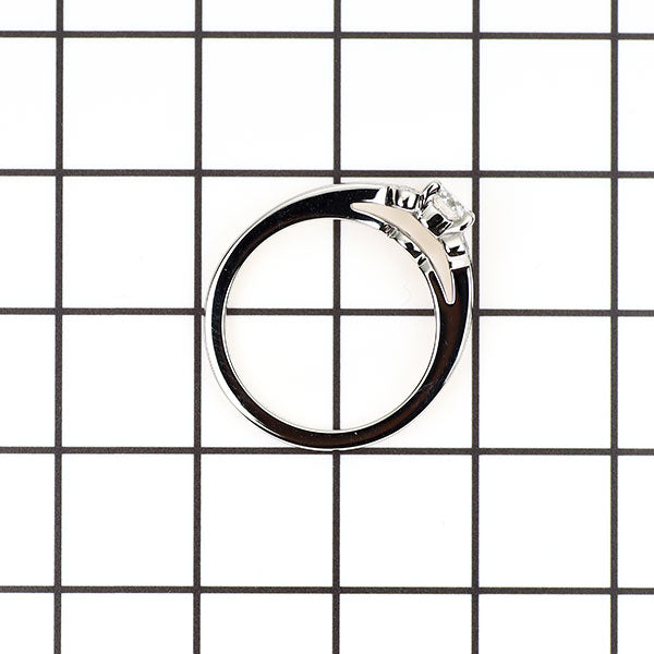 カルティエ Pt950 ダイヤモンド リング 0.32ct D VVS2 3EX バレリーナ 47号