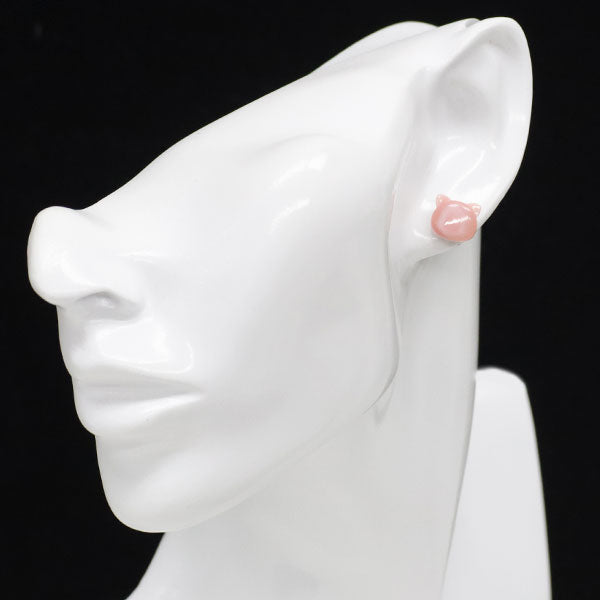 K18YG コンクシェル ピアス 猫