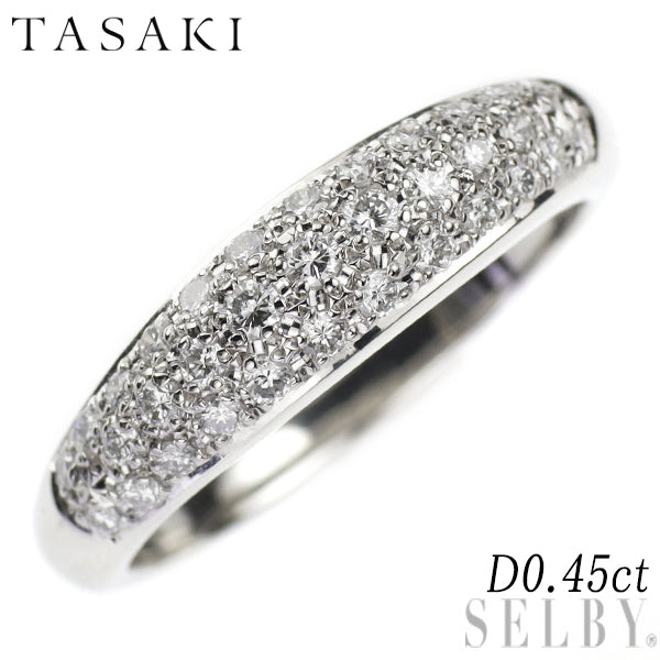 ☆TASAKI-Pt900製ダイア15石のブローチ・11.3g/IP-4482