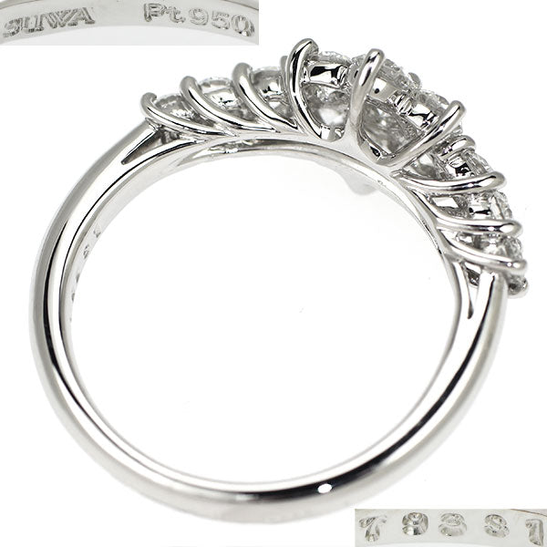 SUWA Pt950 ダイヤモンド リング