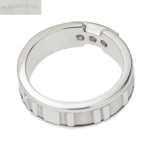 ティファニー K18WG ダイヤモンド リング アトラス