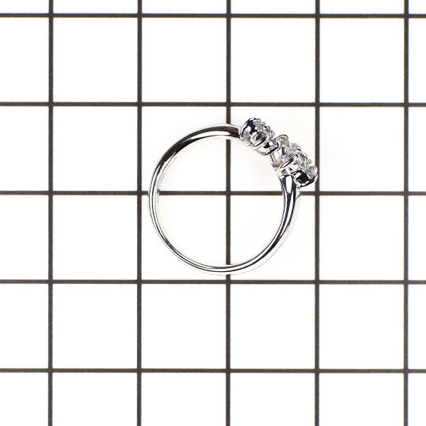 ポンテヴェキオ K18WG ダイヤモンド リング 0.27ct フラワー ピンキー