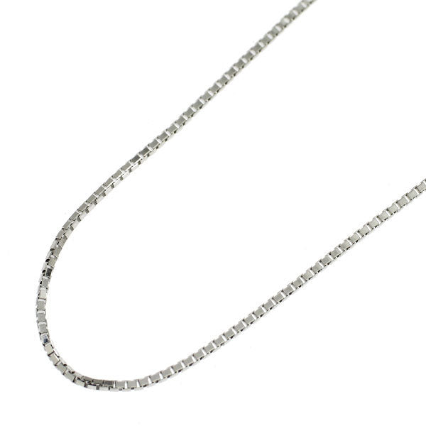 新品 K18WG チェーン ネックレス ～50cm ベネチアン 0.6mm