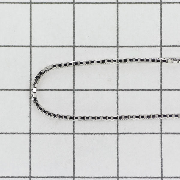 新品 K18WG チェーンネックレス ～45cm ベネチアン 1.1mm