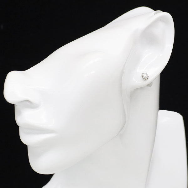 新品 Pt900 バケットカット ダイヤモンド ピアス 0.675ct E/F VS1