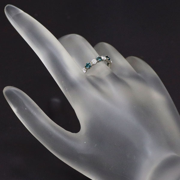 希少 Pt900 アレキサンドライト ダイヤモンド リング 0.35ct D0.34ct