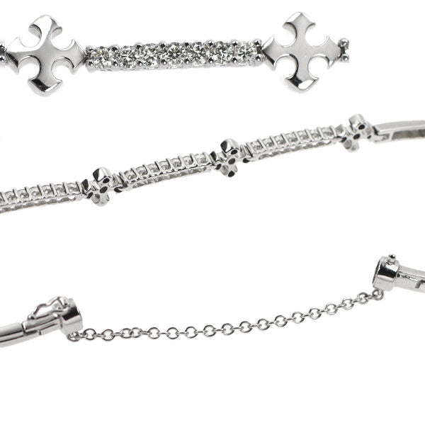 マグネット/ K18WG ダイヤモンド ブレスレット 0.31ct