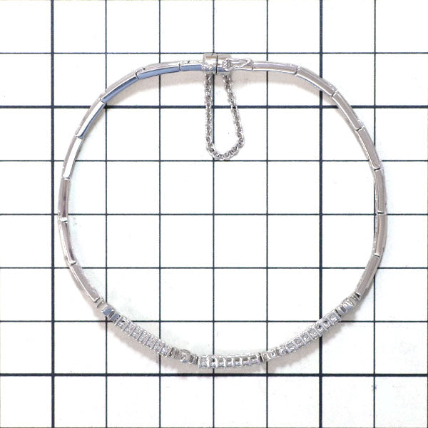 マグネット/ K18WG ダイヤモンド ブレスレット 0.31ct