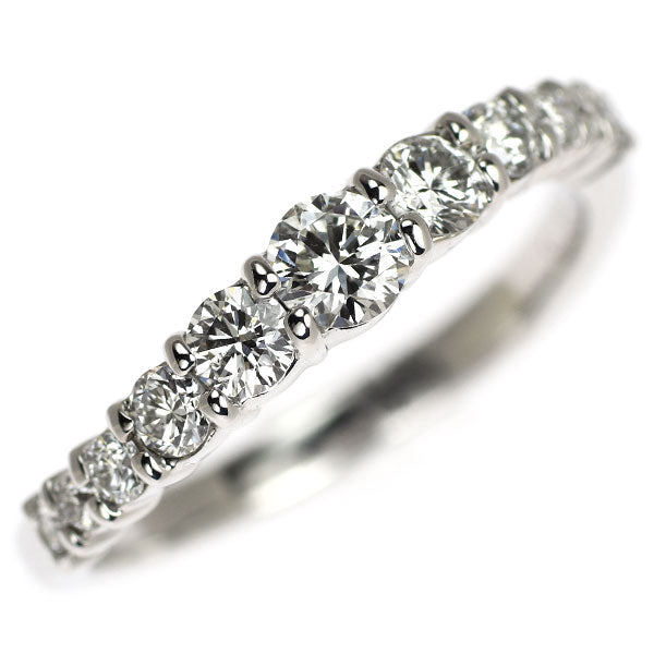 ポンテヴェキオ K18WG ダイヤモンド リング 0.50ct ハーフエタニティ