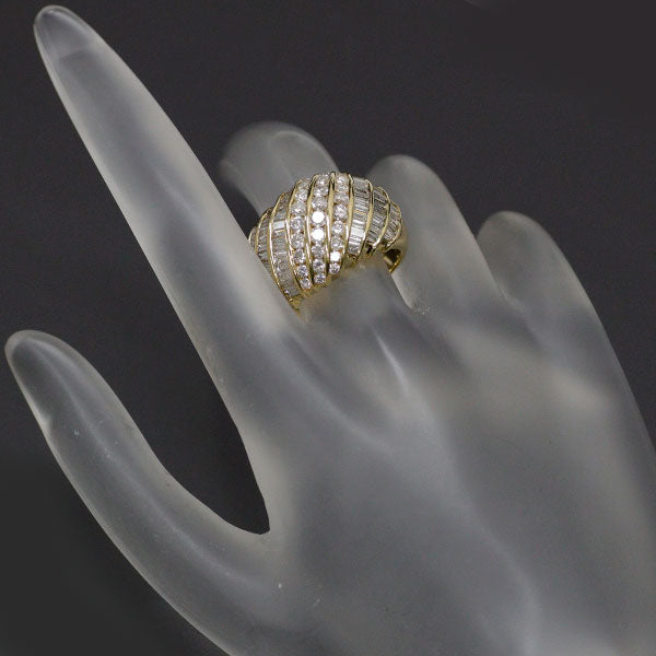 K18YG ダイヤモンド リング 3.00ct