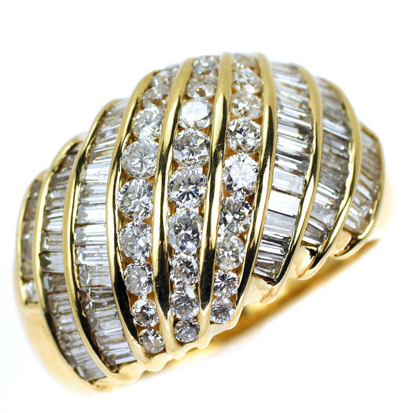 K18YG ダイヤモンド リング 3.00ct