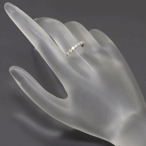 Pt950 ダイヤモンド リング 0.50ct ハーフエタニティ