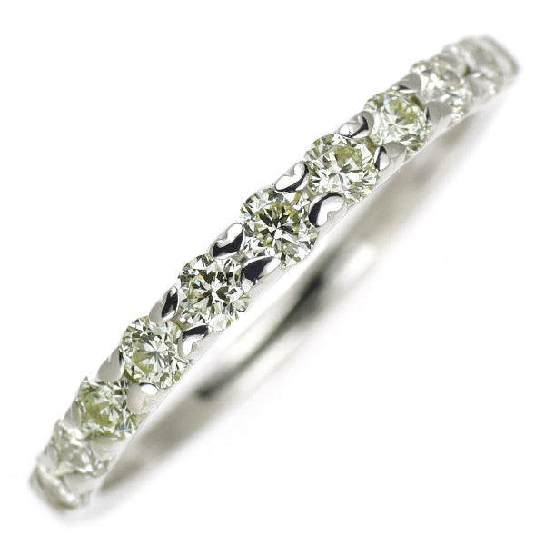 Pt950 ダイヤモンド リング 0.50ct ハーフエタニティ
