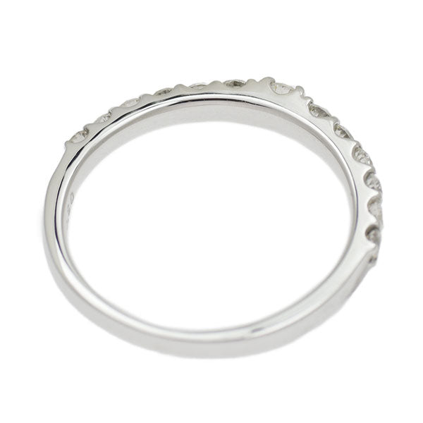 K18WG ダイヤモンド リング 0.50ct ハーフエタニティ