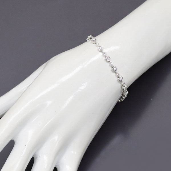 K18WG ダイヤモンド ブレスレット 1.00ct