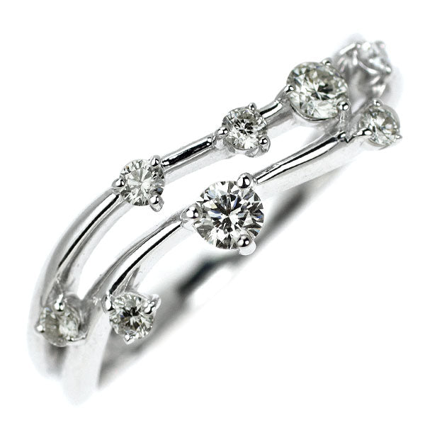 K18WG ダイヤモンド リング 0.31ct