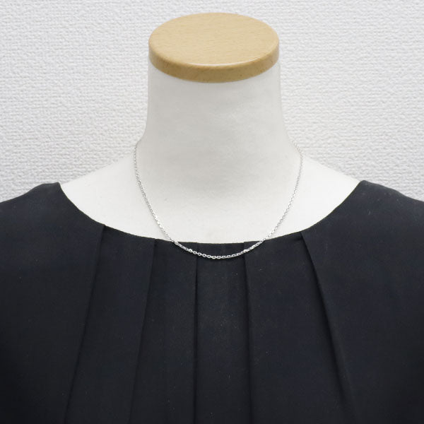 エルメス K18WG チェーンネックレス セリエ 40cm