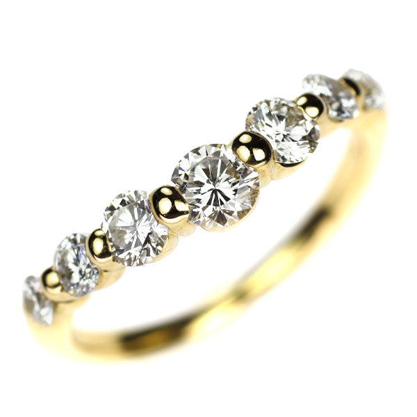K18YG ダイヤモンド リング 0.70ct