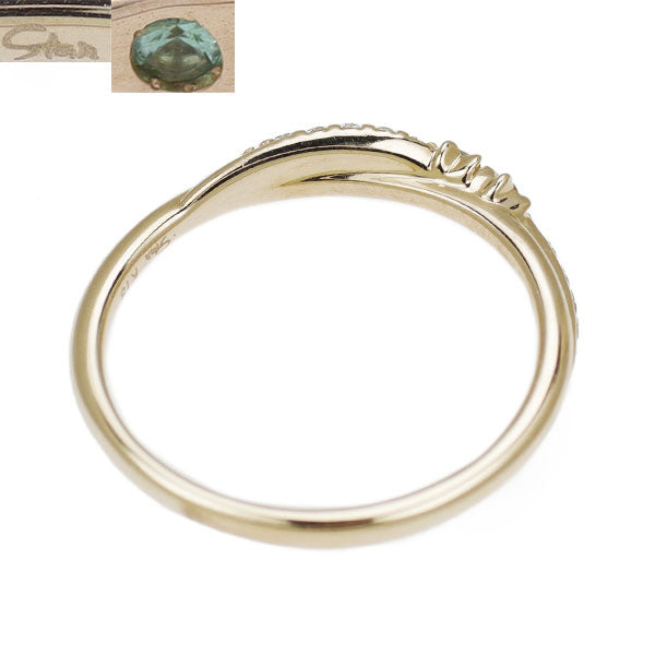 スタージュエリー K18PG ダイヤモンド リング 0.06ct