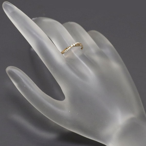 スタージュエリー K18PG ダイヤモンド リング 0.06ct