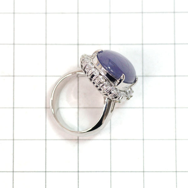 Pt900 ラベンダー翡翠 ダイヤモンド リング 8.63ct D1.50ct Pt900 ラベンダー翡翠 ダイヤモンド リング 8.63ct D1.50ct