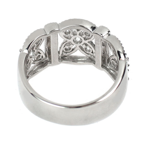 Pt900 ダイヤモンド リング 0.52ct  フラワー