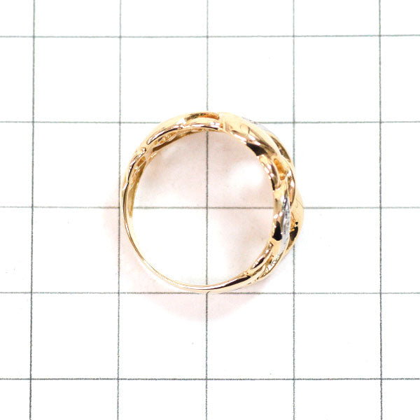 K18YG/Pt900 ダイヤモンド リング 0.03ct