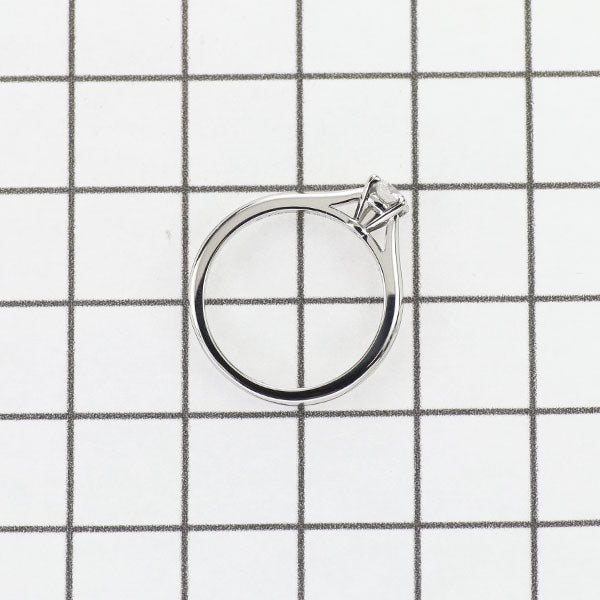 カルティエ Pt950 ダイヤモンド リング 0.26ct F VVS1 EX ソリテール 48号