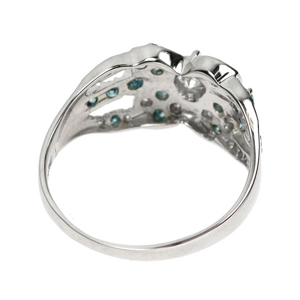 Pt900 ダイヤモンド リング 0.21ct D0.30ct
