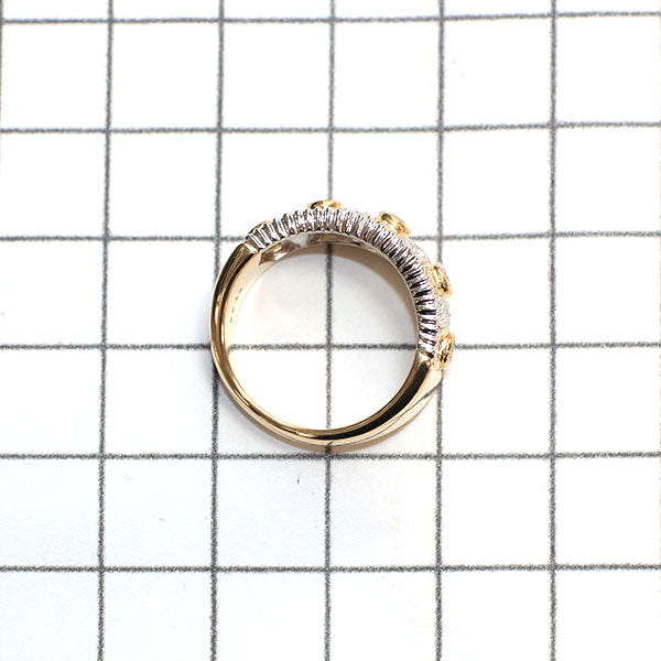 ポーラ K18/Pt900 ダイヤモンド リング D0.49ct ペイズリースタイル