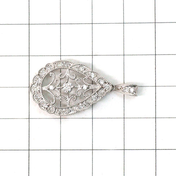 Pt900 ダイヤモンド ペンダントトップ 0.53ct アンティークレース