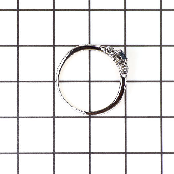 希少 Pt900 アレキサンドライト ダイヤモンド リング 0.29ct D0.31ct