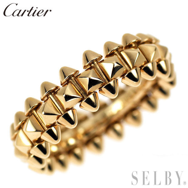 カルティエ K18PG リング クラッシュ ドゥ カルティエ 47号