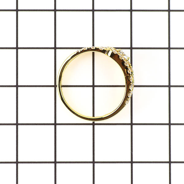 モニッケンダム K18YG ダイヤモンド リング 0.35ct D0.91ct