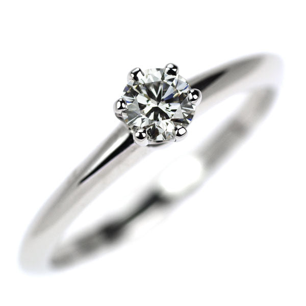 ティファニー Pt950 ダイヤモンド リング 0.24ct ソリティア